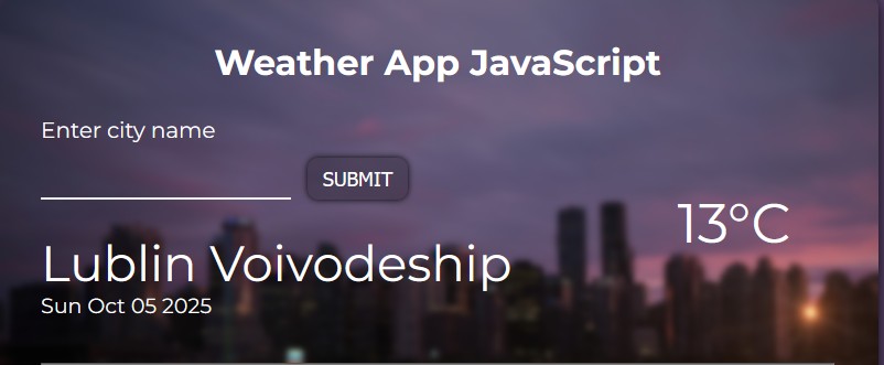 image for weather app